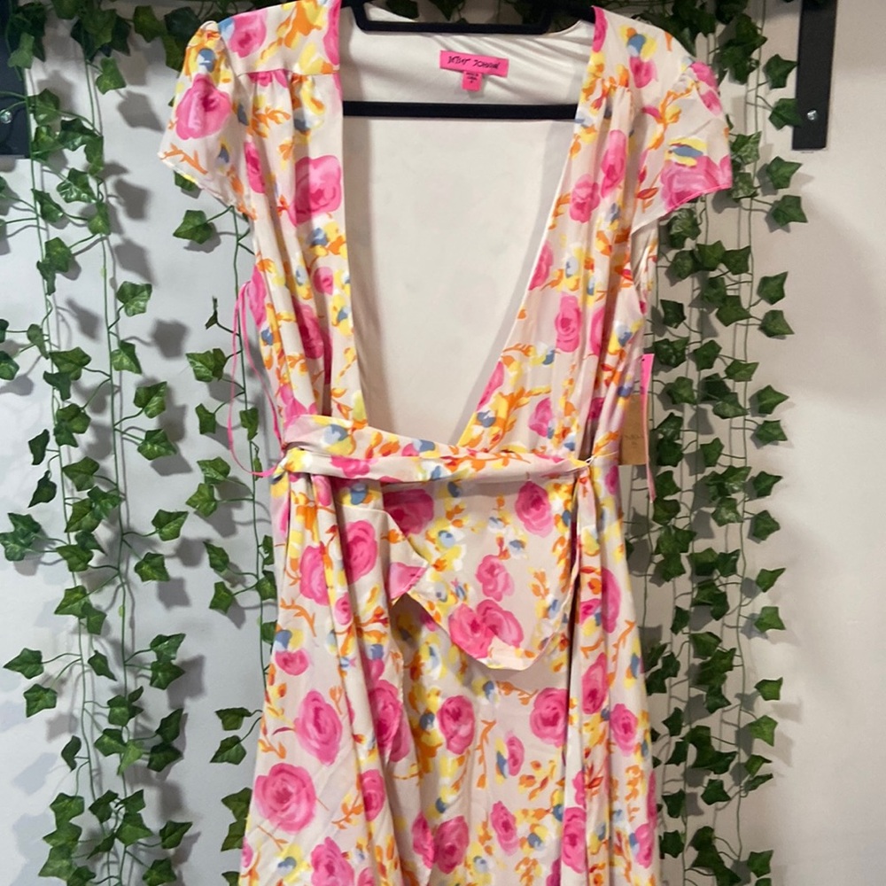 Betsey Johnson wrap dress